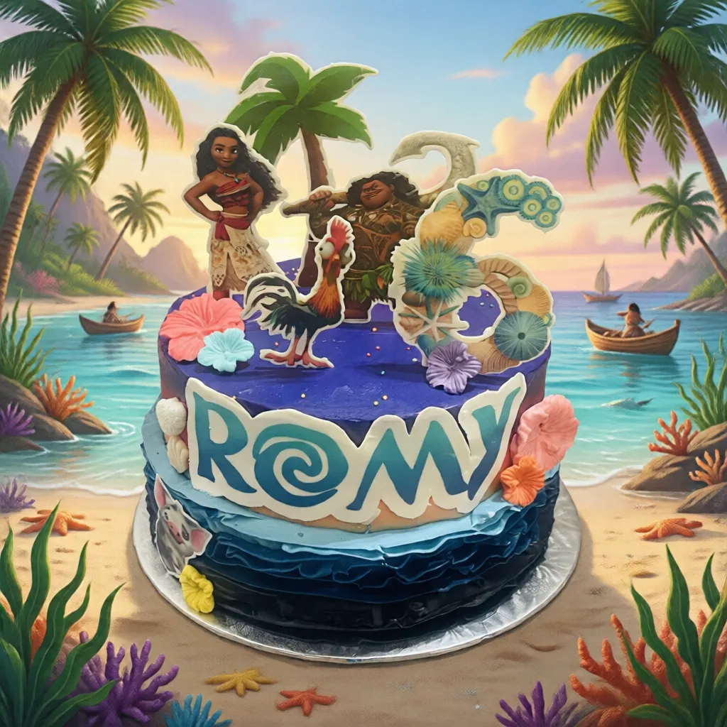 Gateau-moana-petits-cornets-sucres